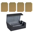 thumbnail image 2 of Bunblic Card Deck Box Can Holds 1200+ Cards Display Premium Sturdy Game Card Storage Black Gray Khaki, 2 of 8