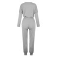 thumbnail image 5 of FAIWAD Ensemble 2 Pcs pour Femme Chandail à Manches Longues à Col Rond et Pantalon de Jogging Long Survêtement Décontracté, 5 of 5