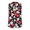 thumbnail image 4 of Débardeur Imprimé Sans Manches à Col en V Décontracté pour Femme Blouse Tendance, 4 of 5