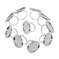 thumbnail image 1 of Rongfmy Cabochon Vierge pour Fabrication de Bijoux Blanc Doré, 1 of 9