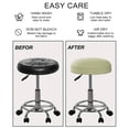 thumbnail image 4 of Czzoypi Round Bar Stool Seat CoversStretch Round Bar Stool Covers Washable Bar Stool Seat Covers (Yellow), 4 of 6