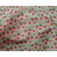 thumbnail image 4 of oneOone Silk Tabby Fabric Leaves & Floral Block Print Sewing Fabric BTY 42 Inch Wide, 4 of 4