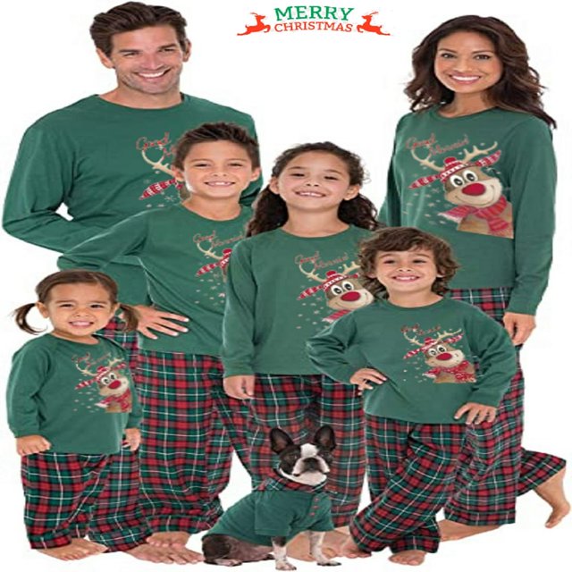 Pyjamas de Noël pour la Famille - Ensembles Assortis de Pyjamas de Noël pour la Famille