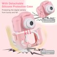 thumbnail image 2 of Mini Cartoon Kids Digital Camera 1080P Digital Video Camera for Kids Dual Lens 2.0 Inch IPS Screen Built-in Battery Cute Photo Frames Interesting Games with Neck Strap Birthday Christmas Gift for, 2 of 9