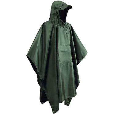 Prolriy Ponchos de Pluie pour Adultes Imperméable Unisexe Manteau de Pluie avec Poches Veste à Capuche Ados pour Adultes Mode Ponchos Parapluie Adulte Noir