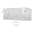 thumbnail image 3 of MERIGLARE Aquarium Filter Box Drawer Drip Tray Filtration Box Fish Tank Top Filter Box Clear 24x10.5x10cm, 3 of 9