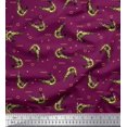 thumbnail image 1 of Soimoi Rayon Fabric Circle,Dot & Prawns Ocean Printed Fabric 1 Yard 56 Inch Wide, 1 of 3