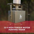 thumbnail image 3 of Boss Buck 12-Volt High Torque Motor Hunting Game Feeder w/ Timer Holder (2 Pack), 3 of 11