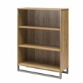 thumbnail image 4 of Ameriwood Home Lynnfield 3 Shelf Bookcase, Distressed Gray Oak, 4 of 9