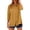 a2_yellowT-shirts Habillés en Coton pour Femme, variante sur FAVIPT Chemisiers Plissés à Manches 3/4 pour Femmes en Coton et Lin, Col en V, Hauts à Col, Boutonnés, Amples et Décontractés, Bleu Pâle, TTG