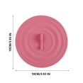 thumbnail image 3 of Uscallm Silicone Cup Lid Ceramic Mug Cover Dust Proof Coffee Tea Cup Lid Office Home Kitchen Drinkware Accessory, 3 of 6