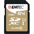 thumbnail image 1 of Emtec CL10 U1 64 GB SD Gold Card, 1 of 1