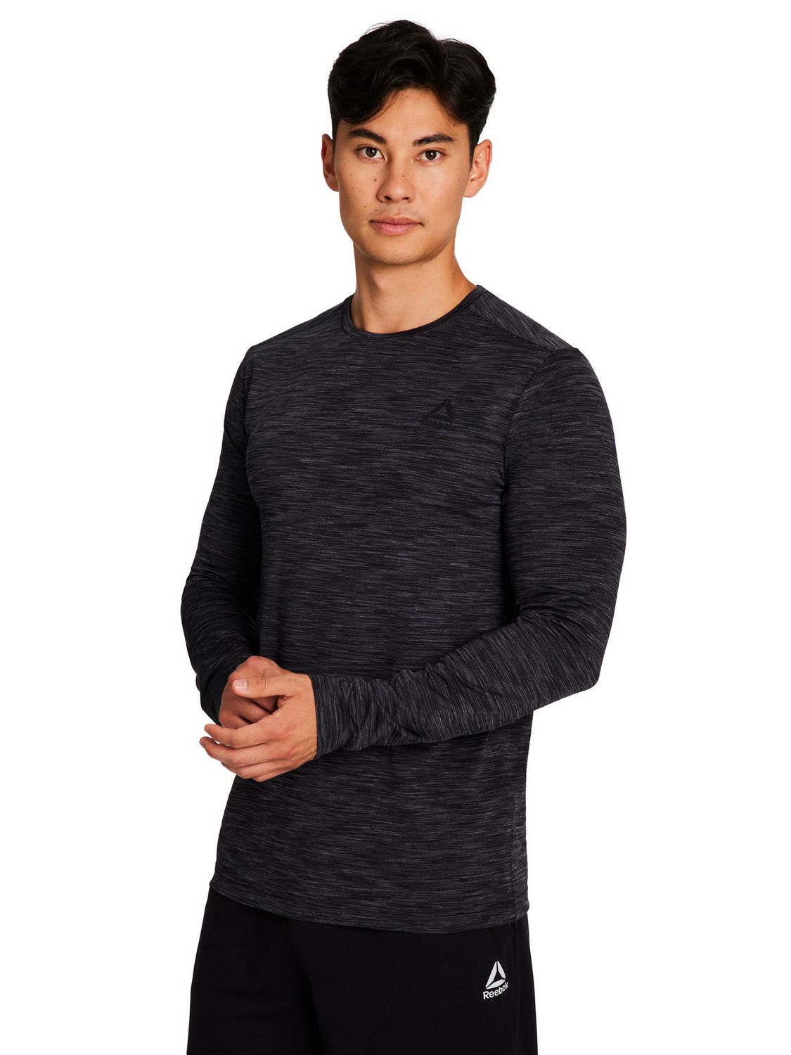 Reebok Chemise à manches longues Stride Performance pour hommes