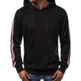 thumbnail image 1 of RXIRUCGD Chandails à Capuchon pour Hommes Automne et Hiver Mode Décontractée Sport Chandail Patchwork Chandail à Capuchon pour Hommes Veste Chandail à Capuchon Noir, 1 of 5