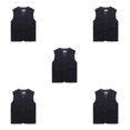 thumbnail image 2 of Youkk Classic And Versatile Dad Wear Waistcoat With Multiple Pockets Multi-pockets Dark Blue M 5Set, 2 of 6