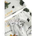 thumbnail image 3 of goowrom Baby Tracksuits Set, Cartoon Dinosaur Vest + Shorts, 3 of 10