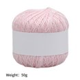 thumbnail image 2 of VONKY Knitting Thread Cotton Crochet Yarn Embroidery Clothes Sweater Tapestry Weave Line DIY Accessory Light Pink, 2 of 9