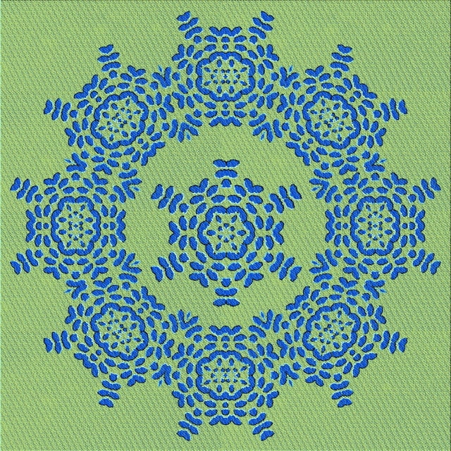 Ahgly Company Tapis d'Intérieur Lavable à la Machine, Carré, Transitionnel, Vert Pierre Aigue-Marine, Tapis de Zone, 6 Pieds Carré