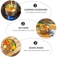 thumbnail image 3 of MasteelfCA Stainless Steel Outdoor Camping Pot Portable Mountaineering Cooking Pot, 3 of 7