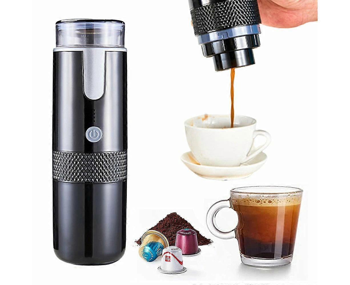 Portable Electric Drip Coffee Maker Cordless Automatic Coffee Machine for K-Cup Capsule Pods and Ground Coffee PK