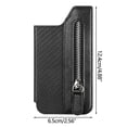 thumbnail image 3 of JWshufel Mobile Phone Card Case with Multiple Card Slots Left Right Flip Covers Zipper Closure Personalized Back Sticker Card Pocket Multi Angle Stand Universal, 3 of 4