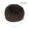 thumbnail image 4 of ComfyKids® Bean Bag Chair for Teens, 4 of 5