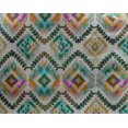 thumbnail image 5 of oneOone Georgette Viscose Dark Green Fabric Ikat Sewing Craft Projects Fabric Prints By Yard 42 Inch Wide, 5 of 5
