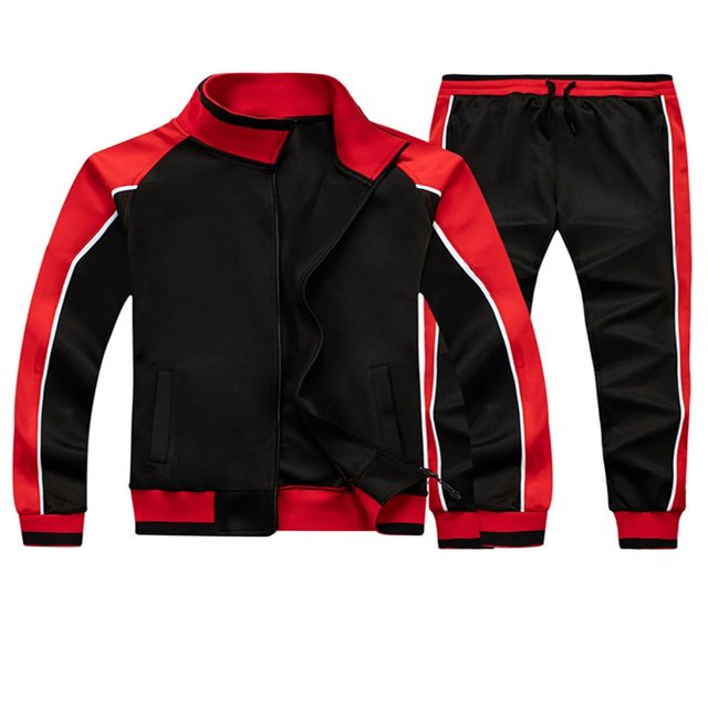 Survêtements 2 Pièces pour Hommes Sweat Col à Manches Longues + Pantalon