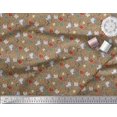 thumbnail image 2 of Soimoi Georgette Viscose Fabric Book,Magnifier & Telescope Education Theme Print Sewing Fabric Yard 42 Inch Wide, 2 of 3