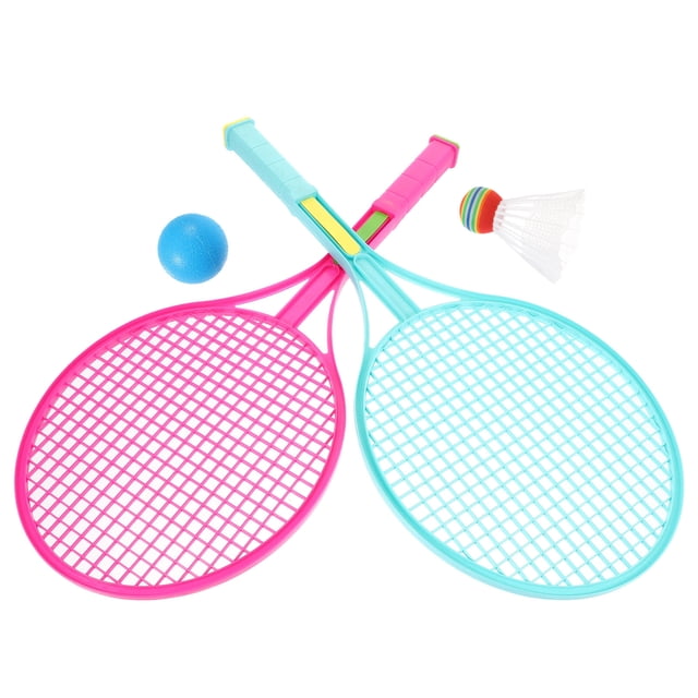 Hytrove Ensemble 1 Ensemble de Raquettes de Badminton Sport avec Poignée Confortable et Design de Couleurs Assorties