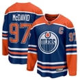 thumbnail image 1 of Connor McDavid Edmonton Oilers NHL Fanatics Breakaway Home Jersey, XX-Large, 1 of 3
