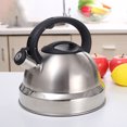 thumbnail image 4 of Whistling Teapot, Safe Stove Top Tea Kettle Practical Easy To Clean Rust Free  for Gas Stove, 4 of 8