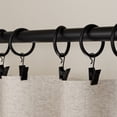 thumbnail image 2 of Mainstays 1" Black Curtain Clip Rings (7 Pack), 2 of 6