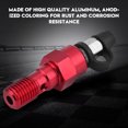 thumbnail image 2 of Bleed Screw M10x1.25mm Banjo  Bleed Screw Motorcycle Brake Caliper M10x1.25mm Motorcycle Brake Master Cylinder Caliper Bleed Screw Nipple Banjo    Dust, 2 of 8