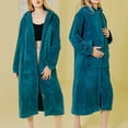 thumbnail image 4 of LSLJS Robe de Mode pour Femmes Peignoir Allongé Garde au Chaud Col à Revers Même Style pour Hommes et Femmes Manches Longues, Peignoirs Cadeaux pour Femmes, 4 of 7