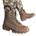 thumbnail image 2 of HBFAGFB Espadrilles pour Hommes Mode Montantes Semelle Épaisse à Lacets Chaussures de Randonnée Chaussures de Course Brun Taille 45, 2 of 8