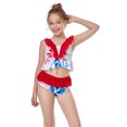 thumbnail image 1 of LSLJS Toddler Kids Baby Girls Summer Ruffled High Waist Bikini Print Split Swimsuit, Baby Swimwear, 1 of 9