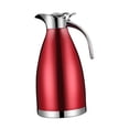 thumbnail image 3 of jifeng Carafe à Café en Acier Inoxydable Distributeur d'Eau Chaude pour Limonade Boisson au Lait Rouge, 3 of 9