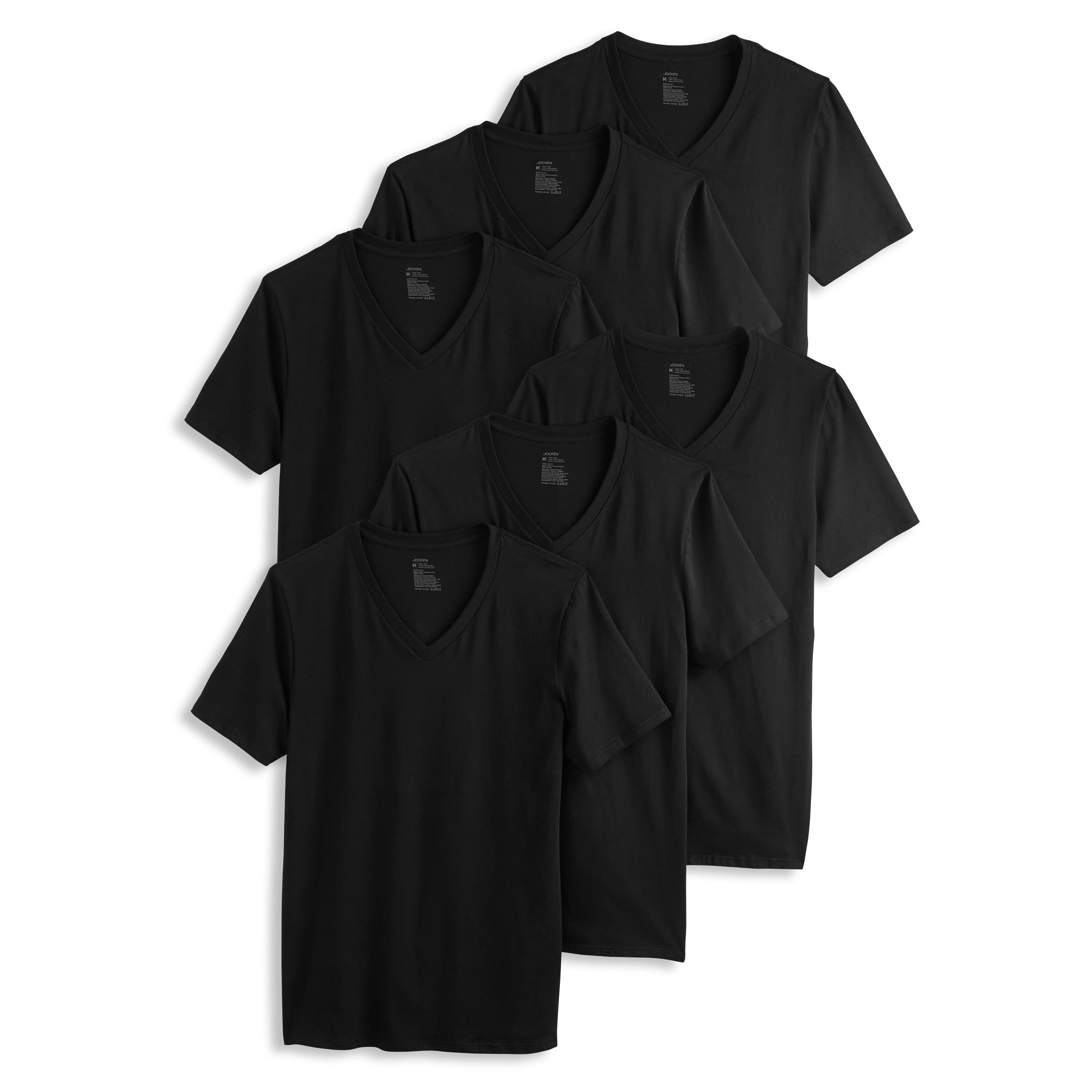 Jockey Camisole à Col en V Extensible en Coton pour Homme - Lot de 6