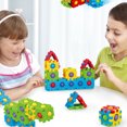 thumbnail image 4 of Push Bubble Creative Children's Three-dimensional Puzzle Game Relieve Stress Interlocking Blocks 48 Pcs, 4 of 7