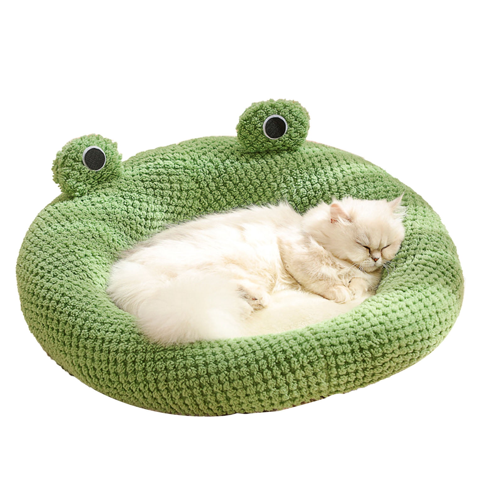 Soft Plush Pet Cave Bed, Cute Cartoon Design, Keep Warm, Breathable, Lightweight for Cats Dogs