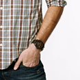 thumbnail image 3 of Fossil Machine Mid-Size Chronograph 42mm Round Brown Leather Men's Casual Watch, 3 of 4