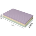 thumbnail image 3 of Dvkptbk Notes Poteau Ligné, Bloc-Notes Auto 3 Couleurs, Autocollants de Poteau Brillants Grandes Notes Colorées pour Bureau, Maison, École, Réunion, 150 Feuilles/pad Rangement et Organisation Sticky Note, 3 of 6