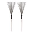 thumbnail image 2 of Drum Brush, Portable Drum Stick Brush Sturdy Structure  For Playing White, 2 of 8