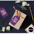 thumbnail image 4 of Inkdotpot Pack Of 100 Merry And Bright Christmas Favor Paper Tags Craft Real Silver Foil Hang Tags, 4 of 6