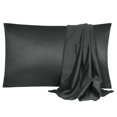 thumbnail image 1 of Unique Bargains Luxury Satin Pillowcase Cool Silk Pillow Case Cover, 1 of 9