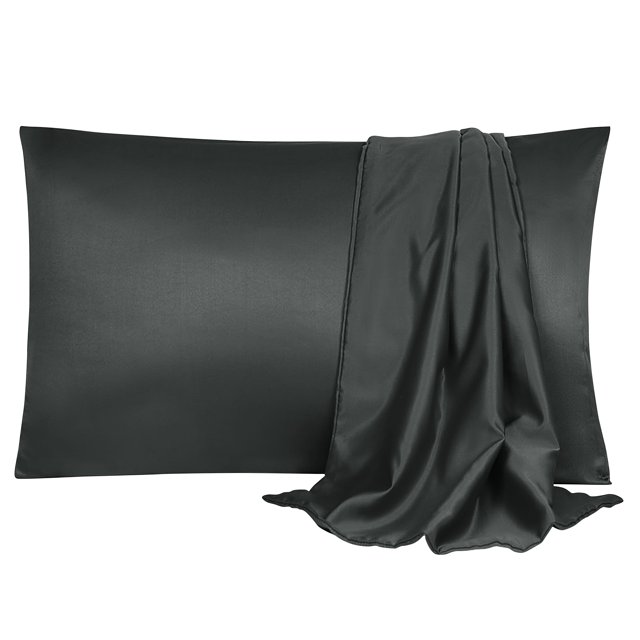 Unique Bargains Luxury Satin Pillowcase Cool Silk Pillow Case Cover