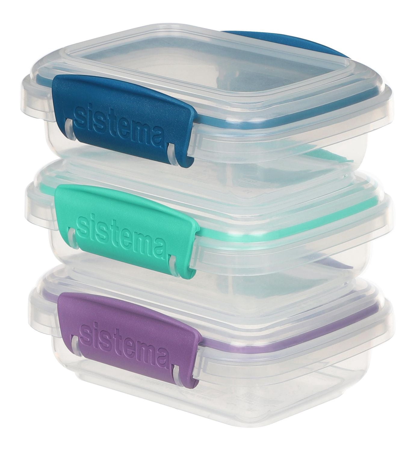 Sistema Klip It Food Storage Containers, Colour May Vary
