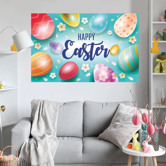 TopLLC Easter Decorations, Easter Ornaments, Easter Gifts Easter Banners Decorative Photos Backgrounds Easter Decorations Activities Outdoor Party Supplies Background image