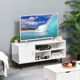 thumbnail image 2 of HOMCOM Modern TV Stand Cabinet w/ Storage Shelf, Cable Hole, Entertainment, 2 of 10